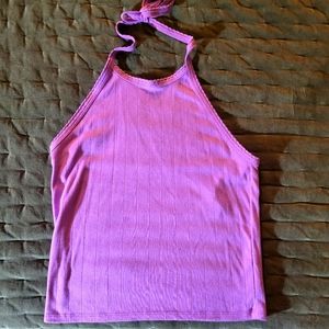 American Eagle Halter Top Orchid M
